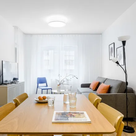 Rent this 1 bed apartment on Bokserska 54A in 02-690 Warsaw, Poland