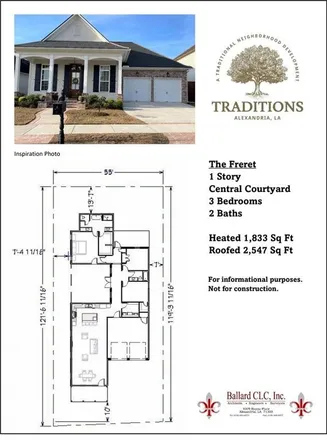 Buy this 3 bed house on 476 Twin Bridges Road in Alexandria, LA 71303