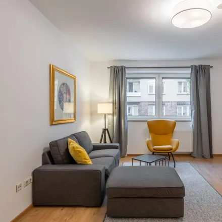 Rent this 1 bed apartment on Hülchrather Straße 1a in 50670 Cologne, Germany