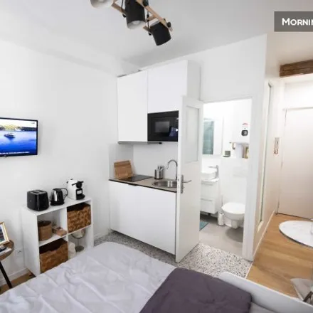 Rent this studio room on Paris in 18th Arrondissement, FR