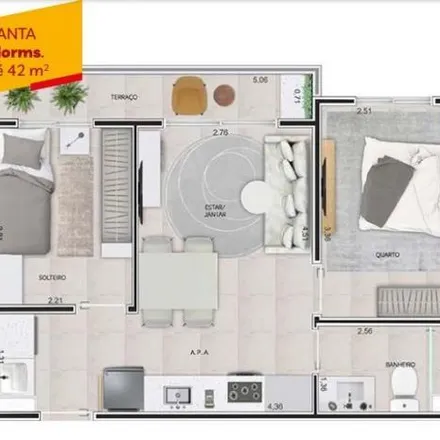 Buy this 2 bed apartment on Rua dos Buritis in Jabaquara, São Paulo - SP