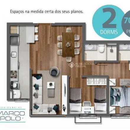 Buy this 2 bed apartment on Escola Constructor in Rua Marco Polo 375, Cristo Redentor