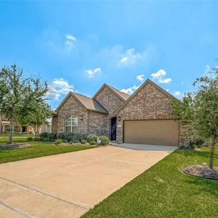 Rent this 4 bed house on 20007 New Sunrise Trl in Cypress, Texas