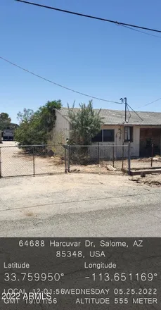 Image 2 - 64750 Harcuvar Drive, Harcuvar, La Paz County, AZ 85348, USA - House for sale