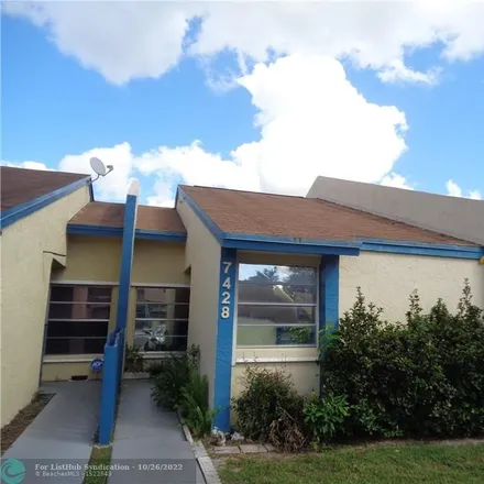Rent this 2 bed townhouse on 7428 Northwest 34th Street in Lauderhill, FL 33319