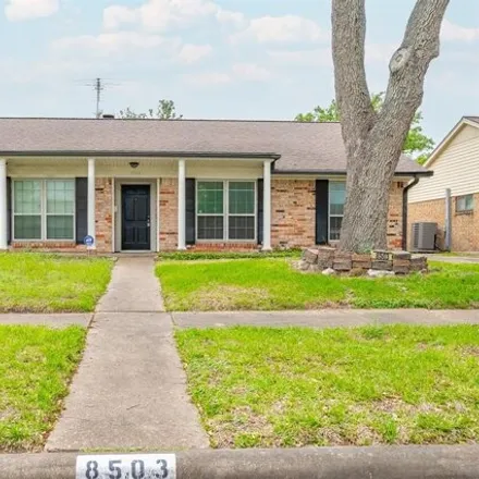 Rent this 3 bed house on 8447 Leader Street in Houston, TX 77036