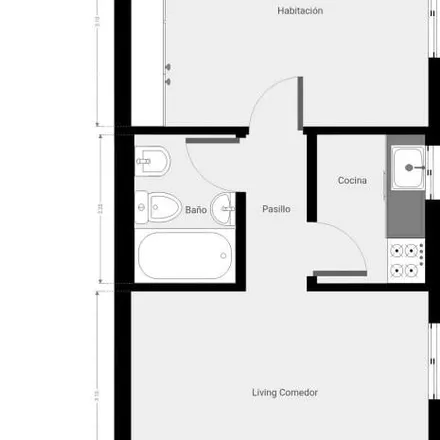 Buy this 1 bed apartment on 137 - Avenida Rivadavia 12712 in Partido de Tres de Febrero, 1704 Ciudadela