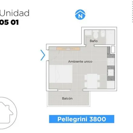 Buy this studio apartment on Avenida Carlos Pellegrini 3822 in Echesortu, Rosario