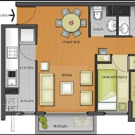 Buy this 3 bed apartment on Avenida Ossa 325 in 800 0146 Provincia de Santiago, Chile