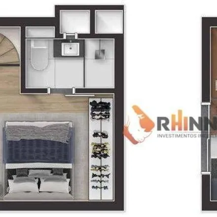 Buy this 1 bed apartment on Rua Arthur Mohr 320 in Portão, Curitiba - PR