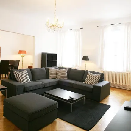 Rent this 4 bed apartment on Delfin Travel in Biskupská, 116 47 Prague
