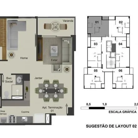 Buy this 2 bed apartment on Maria Rita in Avenida Presidente Castelo Branco, Candeias