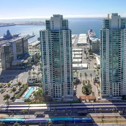 Buy this 1 bed condo on The Grande North at Santa Fe Place in 1205 Pacific Highway, San Diego
