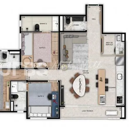Buy this 3 bed apartment on Rua 1121 in Setor Pedro Ludovico, Goiânia - GO