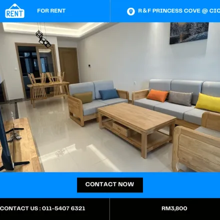 Rent this 3 bed apartment on Jalan Tun Abdul Razak in Kampung Ngee Heng, 80100 Johor Bahru