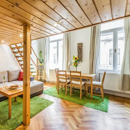 Rent this 1 bed condo on Budapest Bank in Budapest, Nyírpalota út 2