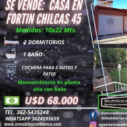 Image 2 - Fortín Chilcas 56, Villa Miranda Galindo, H3500 BZQ Resistencia, Argentina - House for sale