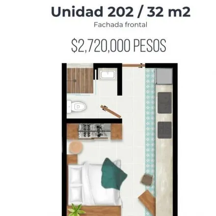 Buy this 1 bed apartment on Buena Estrella helados in Carretera Tulum - Boca Paila, 77760 Tulum