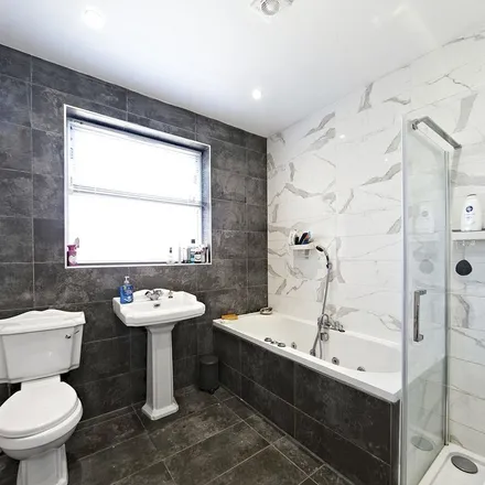 Rent this 3 bed apartment on The Barber Shop in Purley Road, London