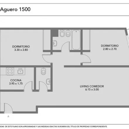 Buy this 2 bed apartment on Agüero 1591 in Recoleta, C1425 BGR Buenos Aires