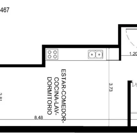 Buy this studio apartment on Gabriela Mistral 3477 in Villa Devoto, C1419 ICG Buenos Aires