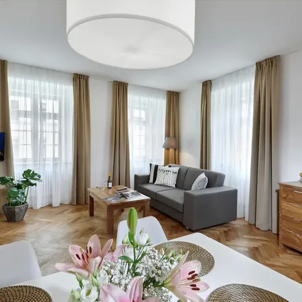Rent this 1 bed apartment on U Knoflíčků in U Lanové dráhy 412/1, 118 00 Prague
