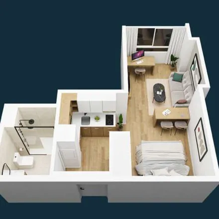 Rent this 1 bed apartment on Ronda de Poniente in 28760 Tres Cantos, Spain
