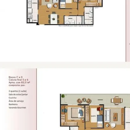 Buy this 2 bed apartment on Residencial San Vincenzo in Rua Coronel Veiga 585, Valparaíso