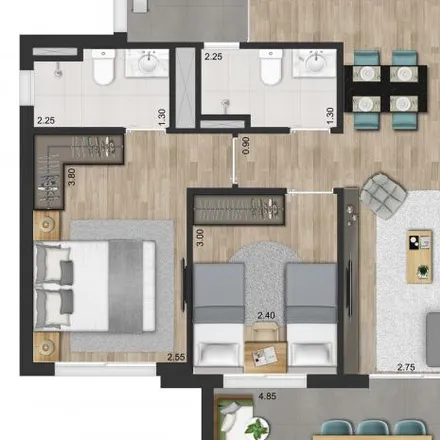 Rent this 2 bed apartment on Edifício Audace in Avenida Imperatriz Leopoldina 915, Vila Leopoldina