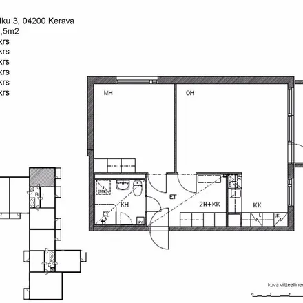 Image 1 - Puualhonpolku 3A, 3B, 3C, 04200 Kerava, Finland - Apartment for rent