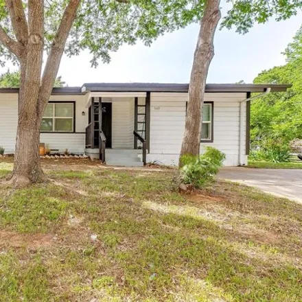 Rent this 3 bed house on 545 Buena Vista Drive in Hurst, TX 76053