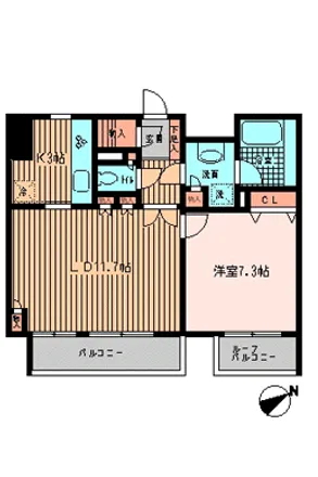 Image 2 - ザ・パークハウス三田ガーデン　レジデンス棟, Route 2 Meguro Line, Azabu, Minato, 141-0031, Japan - Apartment for rent