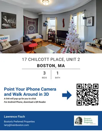 Image 2 - #2, 17 Chilcott Place, Jamaica Plain, Boston - Apartment for sale