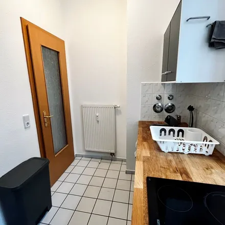Rent this 1 bed apartment on Hoyerswerdaer Straße 20 in 01099 Dresden, Germany