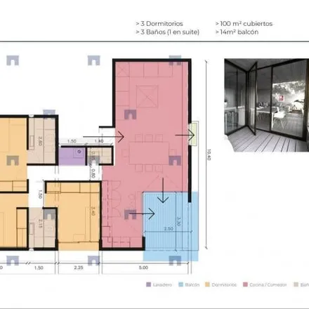 Buy this 3 bed apartment on Camacuá 301 in Partido de Ituzaingó, B1714 LVH Ituzaingó