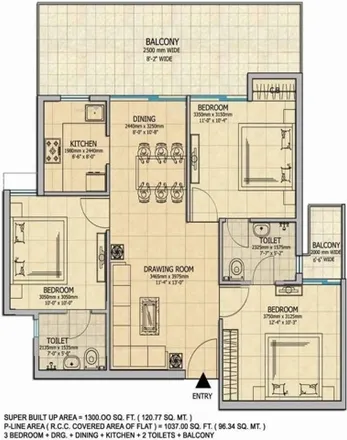 Image 2 - unnamed road, Gautam Buddha Nagar District, Noida - 201301, Uttar Pradesh, India - Apartment for rent