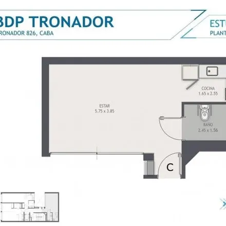 Buy this studio apartment on Tronador 758 in Villa Ortúzar, 1174 Buenos Aires