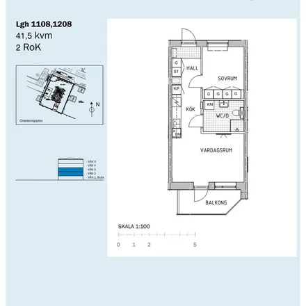 Rent this 2 bed apartment on Lertegelvägen 120 in 238 41 Oxie, Sweden