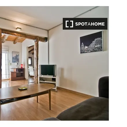 Rent this 1 bed apartment on Madrid in Hostal Adriano, Calle de la Cruz