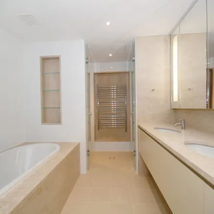 Rent this 3 bed apartment on Dedes Watergrill restaurant in Cliff Street, Milsons Point NSW 2061