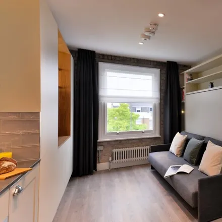 Rent this studio apartment on Andrew Provan House in 8-9 Pembridge Square, London