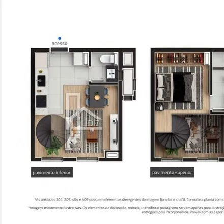 Buy this 1 bed apartment on Rua Vitória 337 in Cabral, Curitiba - PR