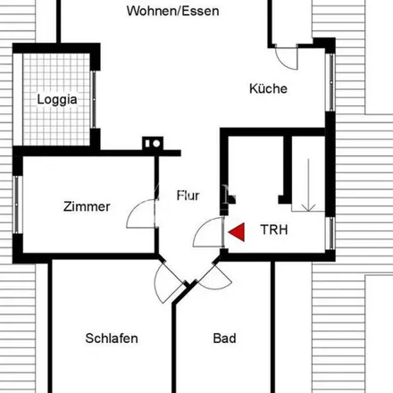 Rent this 3 bed apartment on Helmholtzstraße 32 in 74080 Heilbronn, Germany