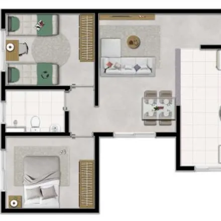 Buy this 2 bed apartment on Rua Treze de Maio in Centro, Itapecerica da Serra - SP