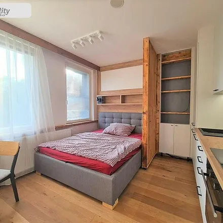 Rent this 1 bed apartment on Perucká 2540/11a in 120 00 Prague, Czechia