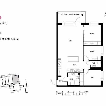 Rent this 4 bed apartment on Niittykummuntie 12 in 02200 Espoo, Finland