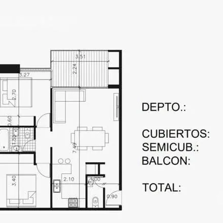 Buy this 2 bed apartment on Rivadavia in Partido del Pilar, 1631 Villa Rosa