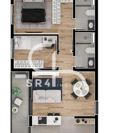 Buy this 2 bed apartment on Rua Guilherme Ihlenfeldt 401 in Bacacheri, Curitiba - PR