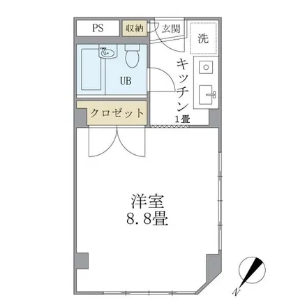 Image 2 - unnamed road, Tsukiji, Chuo, 104-8560, Japan - Apartment for rent