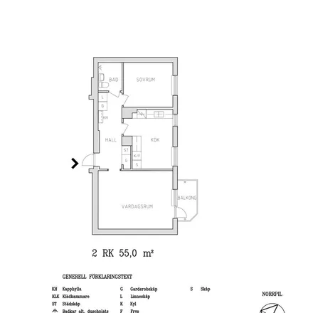 Rent this 2 bed apartment on Jägargatan 9 in 802 63 Gävle, Sweden